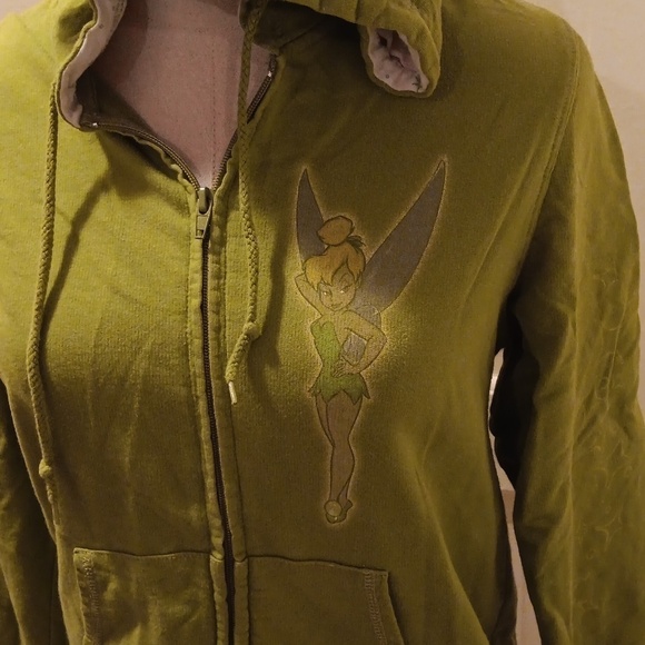 Vintage 1990s Disney Tinkerbell large green jacket - Picture 2 of 5